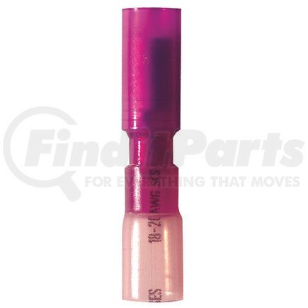 1-1981 by PHILLIPS INDUSTRIES - Female Bullet Terminal - Fully Insulated, 22-18 Ga., .157 in. Diameter, Red