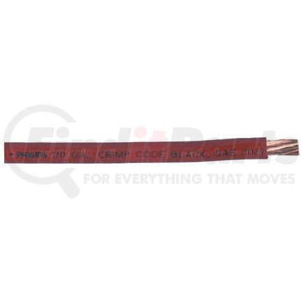 3-509 by PHILLIPS INDUSTRIES - Battery Cable - 1/0 Ga., Red, 25 ft., Spool, SAE J1127 SG Compliant