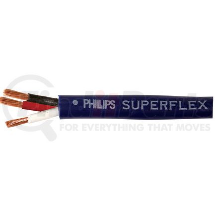 3-662 by PHILLIPS INDUSTRIES - Bulk Wire - 3/14 Ga., Dark Blue, -85°F/-65°C, 100 Feet, Spool