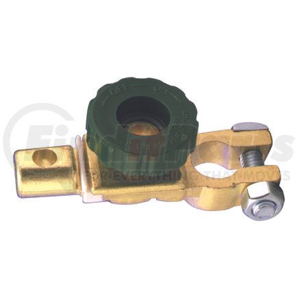 8-638 by PHILLIPS INDUSTRIES - Battery Cable Clamp - Top Post, Negative Polarity, Copper; Brass Plated