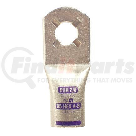 8-4723 by PHILLIPS INDUSTRIES - Electrical Wiring Lug - Non-Rotating Copper Lug, Locking, Single, 4 Ga.