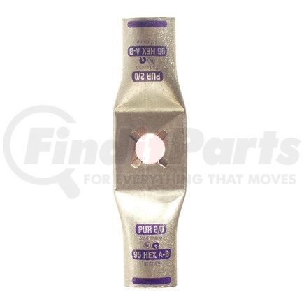 8-4863 by PHILLIPS INDUSTRIES - Electrical Wiring Lug - Non-Rotating Copper Lugs, Dual, 2/0 Gauge