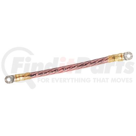 9-213 by PHILLIPS INDUSTRIES - Battery Cable Harness - 2/0 Ga., 12 in., 3/8 in. Holes, Clear