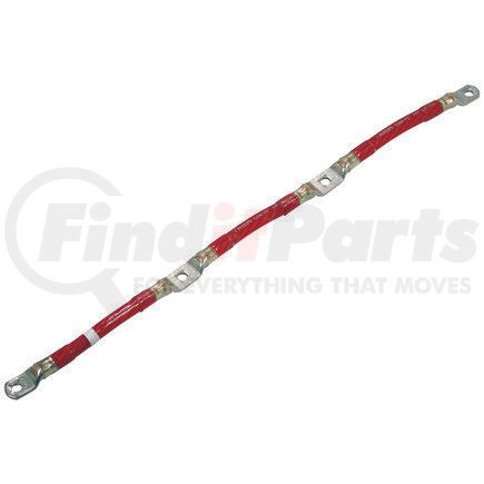 9-372 by PHILLIPS INDUSTRIES - Battery Cable Harness - 2/0 Ga., Translucent Red, 4 Lug, 26 in.