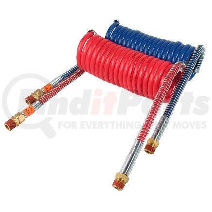 11-312 by PHILLIPS INDUSTRIES - Air Brake Hose Assembly - 12 Feet, Power Grip, Pair (Red and Blue)
