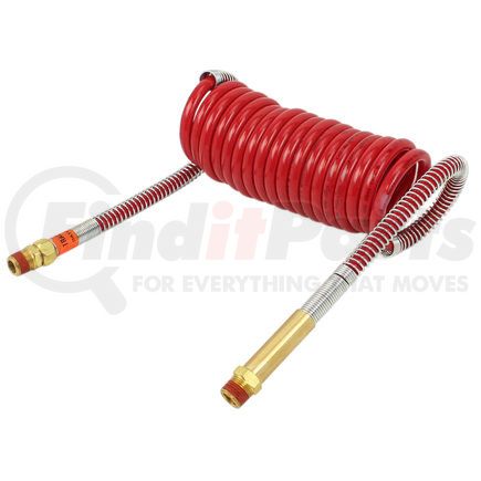 11-3100 by PHILLIPS INDUSTRIES - Air Brake Hose Assembly - 12 Feet, Red (Emergency) Coil Only