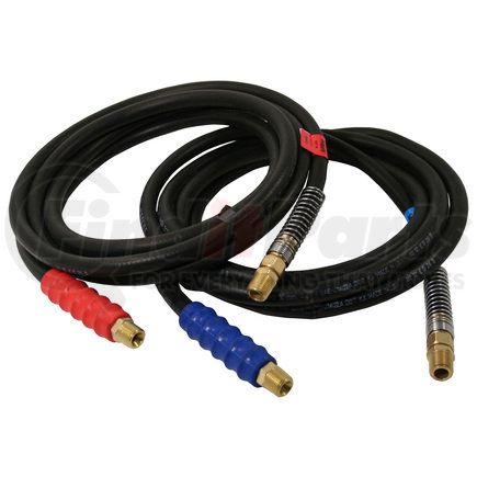 11-8115 by PHILLIPS INDUSTRIES - Air Brake Air Line - 15 ft. Black, Straight, Rubber, with Red and Blue Grip