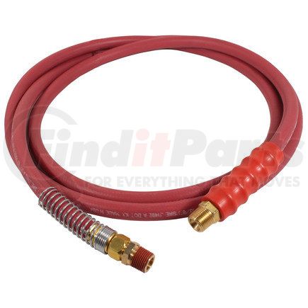 11-81178 by PHILLIPS INDUSTRIES - Air Brake Air Line - 15 ft. Red, Straight, Rubber, with Red (Emergency) Grip