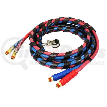 11-82120 by PHILLIPS INDUSTRIES - Air Brake Air Line - Red and Blue Rubber, 12 ft. with Red and Blue Grips