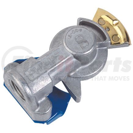 12-006 by PHILLIPS INDUSTRIES - Straight Mount Gladhand - Service, blue, 1/2" female pipe thread
