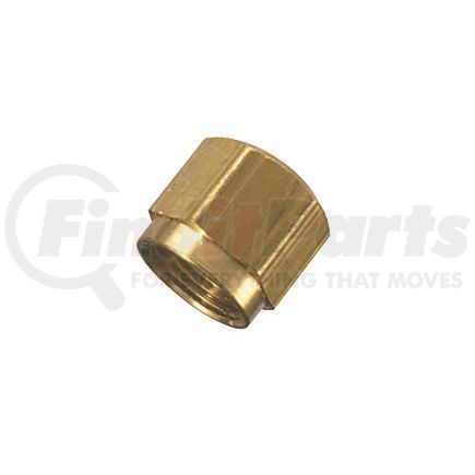 12-8704 by PHILLIPS INDUSTRIES - Compression Fitting - 10 Pieces, Nut, Brass, 1/4 in. Tube Size