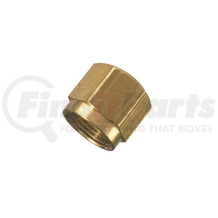 12-8704 by PHILLIPS INDUSTRIES - Brass Compression Fitting Nut - 1/4 in. Tube Size, Pack of 10