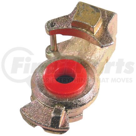 12-408 by PHILLIPS INDUSTRIES - Gladhand - Cast Iron, Emergency, Red Polyurethane Seal, 1/2 in. Female Pipe Thread