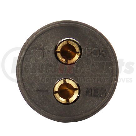 15-359 by PHILLIPS INDUSTRIES - Dual Pole Socket Insert - Vertical, 1/4 ga, Stud Size for Lugs, with Solid Brass Pins