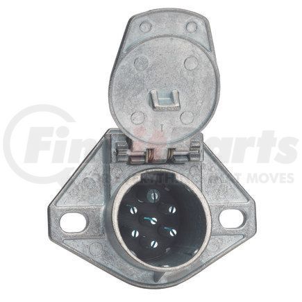 15-720B by PHILLIPS INDUSTRIES - Trailer Receptacle Socket - 2-hole, wire insertion, split pin, Individually Bagged