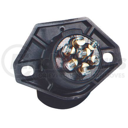 16-722 by PHILLIPS INDUSTRIES - Trailer Receptacle Socket - 2-Hole, Ring Termination, Split Pin