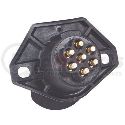 16-724 by PHILLIPS INDUSTRIES - Trailer Receptacle Socket - 2-Hole, Bullet Termination, Split Pin