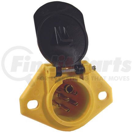 16-822 by PHILLIPS INDUSTRIES - ISO Trailer Receptacle Socket - 2 Holes, Ring Termination