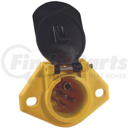 16-822 by PHILLIPS INDUSTRIES - Trailer Receptacle Socket - 2-Hole, Ring Termination, Iso Socket