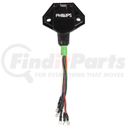 16-7890 by PHILLIPS INDUSTRIES - S7 QCS2 Trailer Receptacle Socket - for Junction Box with Circuit Breakers