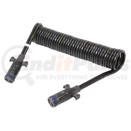 23-26276 by PHILLIPS INDUSTRIES - Liftgate Charging Cable - 15 ft., Dual Pole, Coiled, 2/4 ga., with Molded Plug with Seal