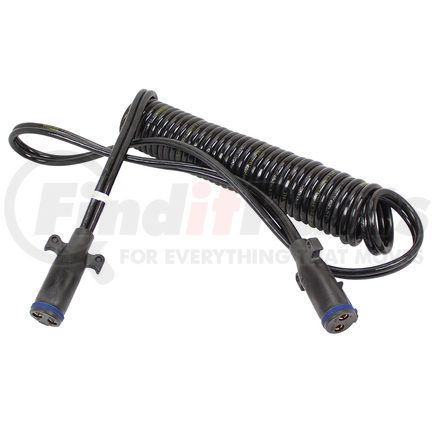 23-29276 by PHILLIPS INDUSTRIES - Trailer Power Cable - Dual Pole, Coiled, 15 Ft. with 48 in. Lead, 2/4 Ga.