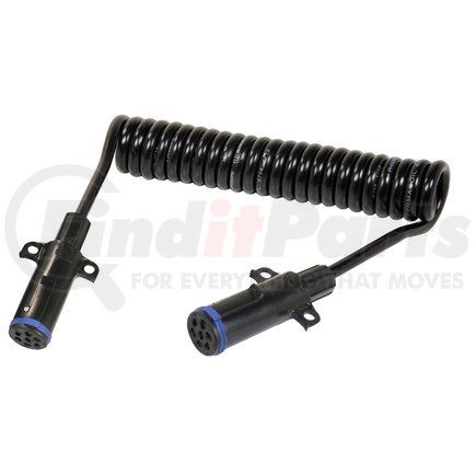 24-4620 by PHILLIPS INDUSTRIES - Trailer Power Cable - Permacoil 15 Feet with Weather-Tite Permaplugs
