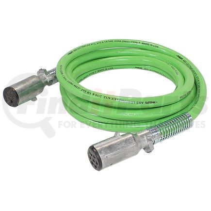 30-2051 by PHILLIPS INDUSTRIES - Trailer Power Cable - Lectraflex 12 Feet with Zinc Die-Cast Plugs