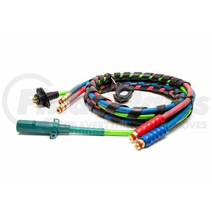 30-2155 by PHILLIPS INDUSTRIES - Air Brake Hose and Power Cable Assembly - 12 ft. with QCMS2 and Quick Connect Plug