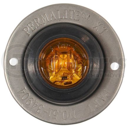 51-34904 by PHILLIPS INDUSTRIES - Side Marker Light Bezel - Stainless Steel, For Use with Permalite XT 3/4 in.