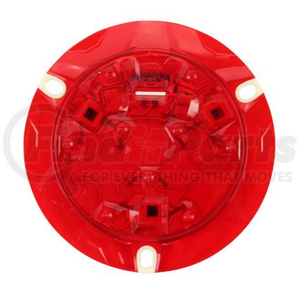 51-40202 by PHILLIPS INDUSTRIES - Brake / Tail / Turn Signal Light - 4 in., Round, Red, Flange Mount