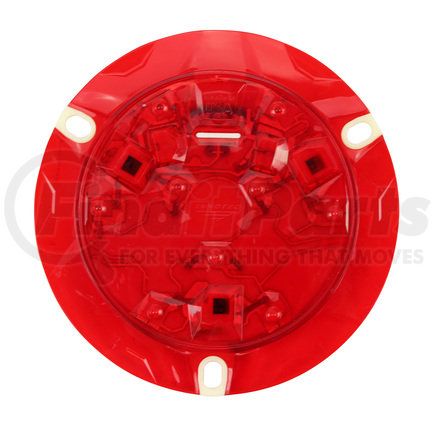 51-40202 by PHILLIPS INDUSTRIES - Brake / Tail / Turn Signal Light - 4.0 in. Round Flange Mount, Red