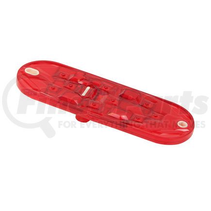 51-60302 by PHILLIPS INDUSTRIES - Brake / Tail / Turn Signal Light - 6.5 in. Oval, Red, Qty. 1