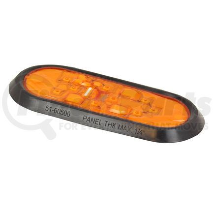 51-60313K by PHILLIPS INDUSTRIES - Brake / Tail / Turn Signal Light - Kit, 6.5 in., Oval, Amber, Grommet Mount