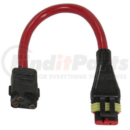 51-97470 by PHILLIPS INDUSTRIES - Brake / Tail / Turn Signal Light Connector - 8 in., PL-3 to 3-PIN AMP Adapter