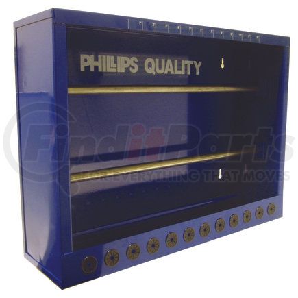 80-191 by PHILLIPS INDUSTRIES - Display Rack - Primary Wire Rack Holds 12 Ft. – 100 Ft. Primary Wire Spools