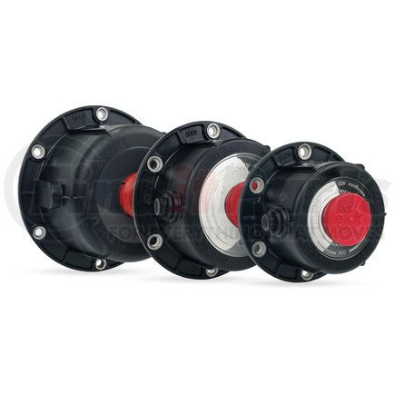 364-4195 by STEMCO - Wheel Hub Cap Gasket - Defender Red Plug, TP, Individual with Gas & Plug