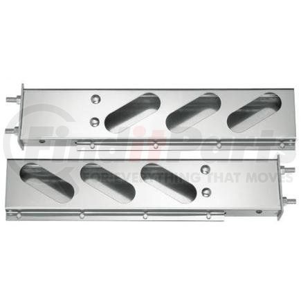 485S-SL by ROADMASTER - Stainless steel spring loaded 2 piece light bar with oval cutouts 6" x 30" x 2.25"