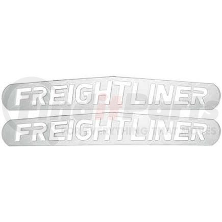 630CD by ROADMASTER - Chrome bottom plate (Freightliner) welded studs, (one pair) 4"x24"