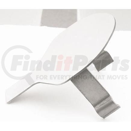 Roadmaster 647-1 Chrome end cap, fits mud flap hanger 647-SL