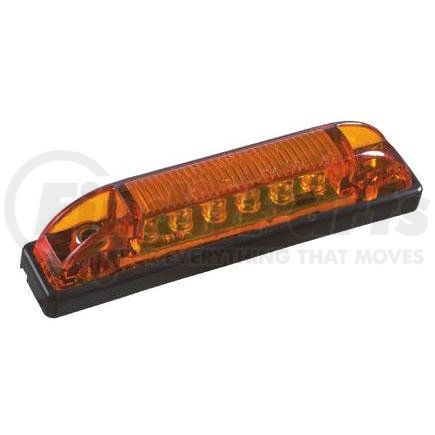 1827A by ROADMASTER - Amber Thin Line 6 LED Marker Light. 2 Wire Lead