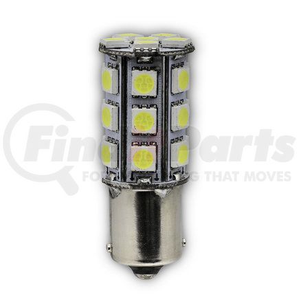 1966W by ROADMASTER - White 13 LED Replacement 1156 Bulb. Single Contact. Straight Pin