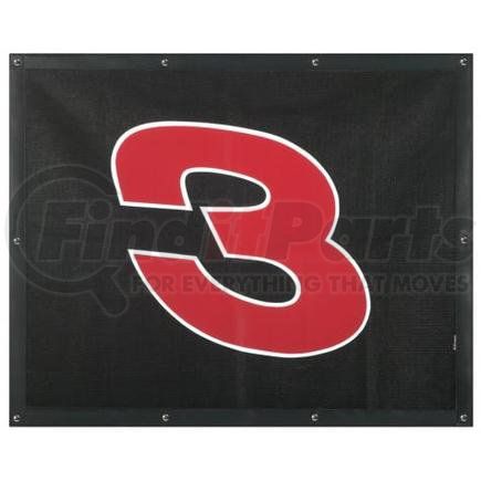 2007P-3 by ROADMASTER - 3 Design Bug Screen. Vinyl Mesh. 42"-43" x 34.5" Regular Hood 14 Twist