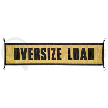 2199-72B by ROADMASTER - Oversized Load Sign. Vinyl Mesh, 15" x 72"  with Bungee Hooks