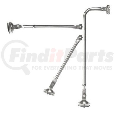 4220S by ROADMASTER - Stainless steel heavy-duty tripod mirror bracket.