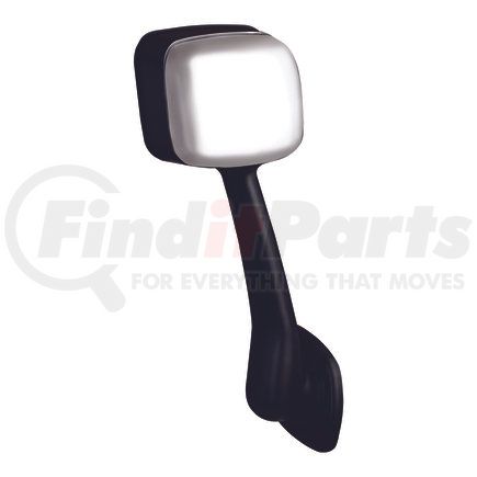 4225FRC by ROADMASTER - Hood Mirror for Freightliner Cascadia. Passenger Side. Chrome Back