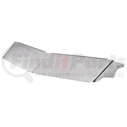 7805 by ROADMASTER - 14" Drop Visor for Peterbilt,  Standard Cab, door mounted mirrors