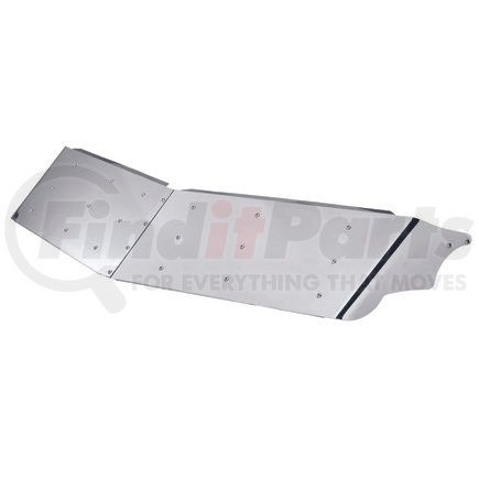 7820 by ROADMASTER - 14" Drop Visor for Peterbilt 377, 378, 379 Ultra Cab. Cab Mounted Mirrors