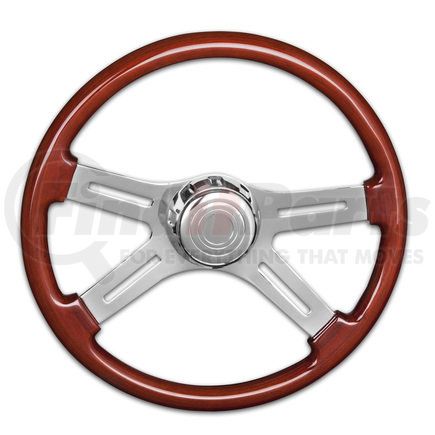 29505 by ROADMASTER - Steering Wheel 18-inch with Chrome Spokes, Adjustable Column