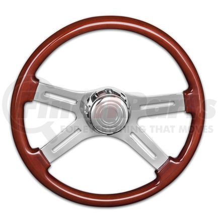 29500 by ROADMASTER - Steering Wheel 18-inch with Chrome Spokes, Tilt/Telescopic Column,